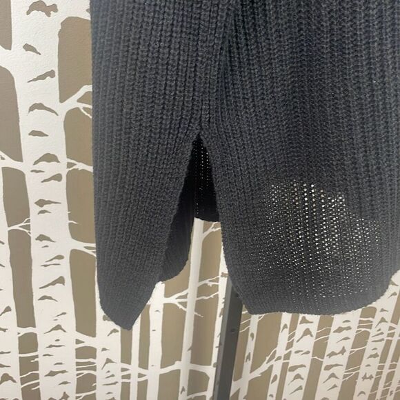 Cowl Neck Knitted Poncho S/M - Picture 6 of 7